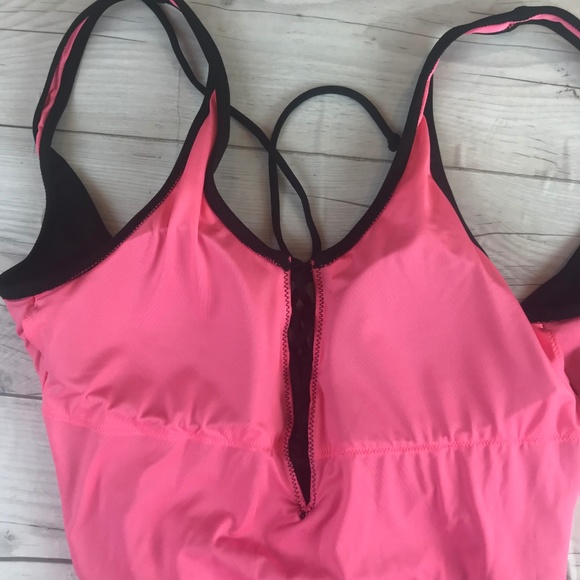 Pink Victoria's Secret Women's Swimsuit SZ S Black - Picture 8 of 8